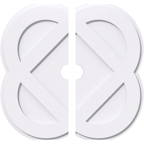 Ekena Millwork Axel Ceiling Medallion - Primed Polyurethaneurethane - CMP36CE2-04000