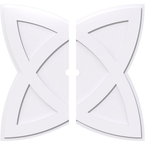 Ekena Millwork Axel Ceiling Medallion - Primed Polyurethaneurethane - CMP36CM2-02000