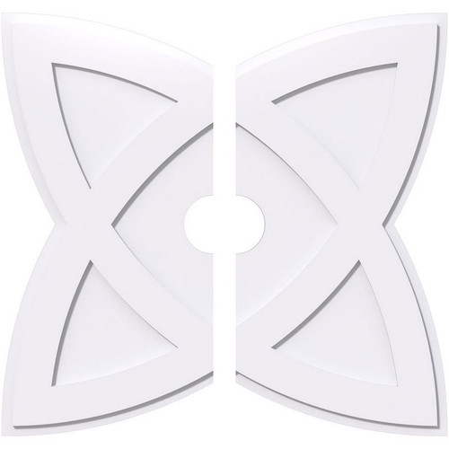 Ekena Millwork Axel Ceiling Medallion - Primed Polyurethaneurethane - CMP36CM2-05000