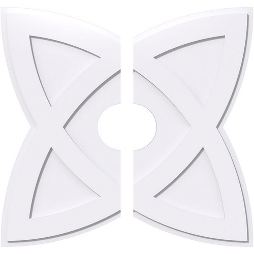 Ekena Millwork Axel Ceiling Medallion - Primed Polyurethaneurethane - CMP36CM2-07000