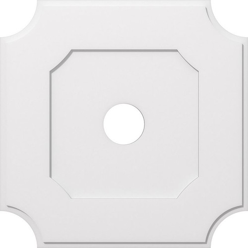 Ekena Millwork Axel Ceiling Medallion - Primed Polyurethaneurethane - CMP36LE-06000