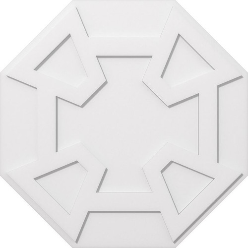 Ekena Millwork Axel Ceiling Medallion - Primed Polyurethaneurethane - CMP36LG