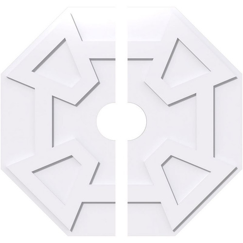 Ekena Millwork Axel Ceiling Medallion - Primed Polyurethaneurethane - CMP36LG2-06000