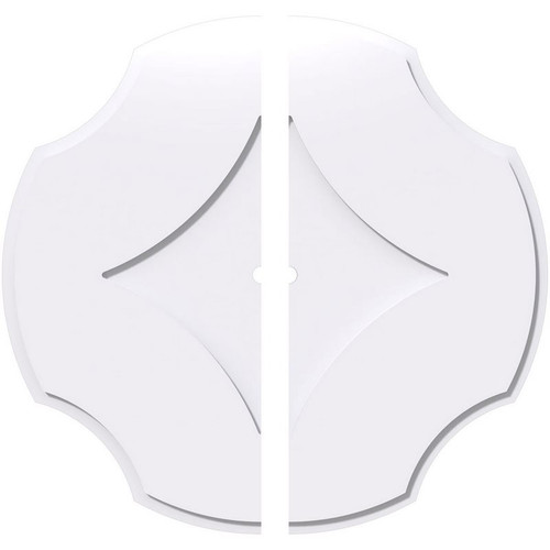Ekena Millwork Axel Ceiling Medallion - Primed Polyurethaneurethane - CMP36PL2-01000