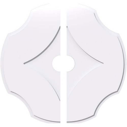 Ekena Millwork Axel Ceiling Medallion - Primed Polyurethaneurethane - CMP36PL2-05000