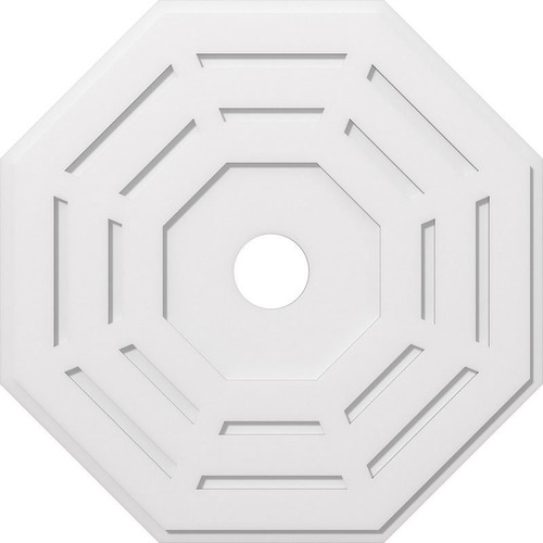 Ekena Millwork Axel Ceiling Medallion - Primed Polyurethaneurethane - CMP36WN-05000