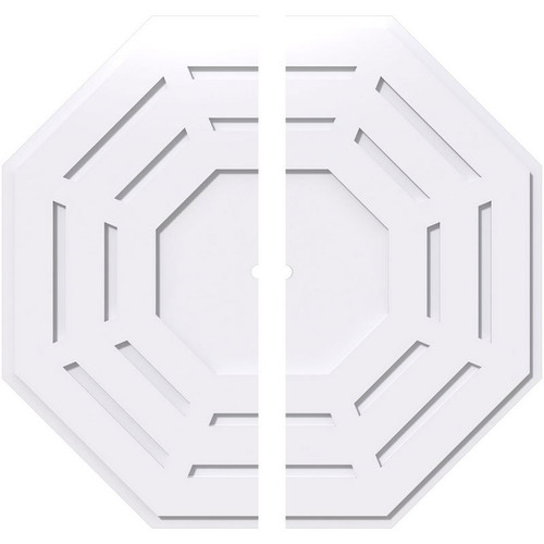 Ekena Millwork Axel Ceiling Medallion - Primed Polyurethaneurethane - CMP36WN2-01000