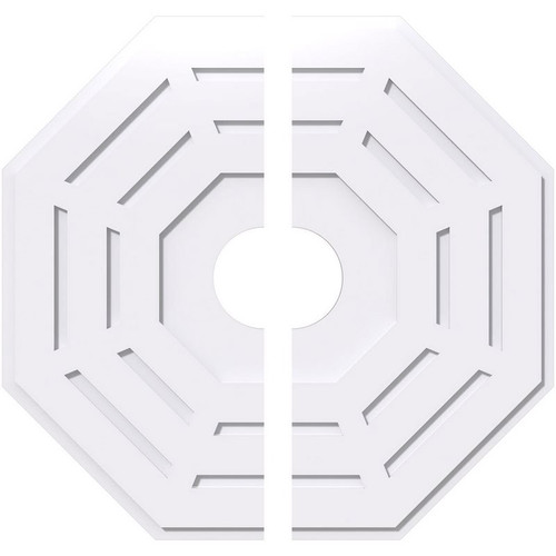 Ekena Millwork Axel Ceiling Medallion - Primed Polyurethaneurethane - CMP36WN2-07000