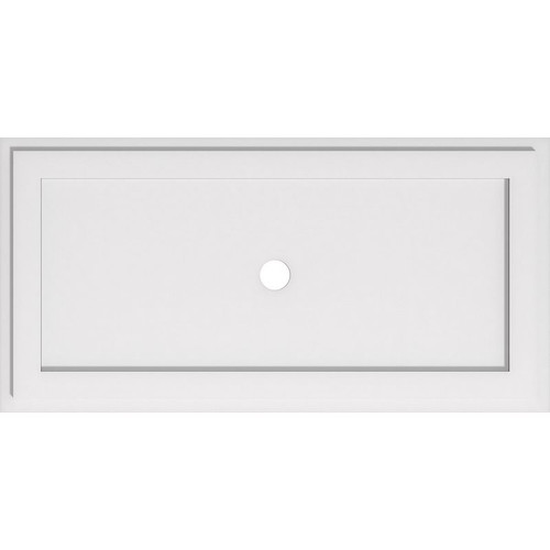 Ekena Millwork Axel Ceiling Medallion - Primed Polyurethaneurethane - CMP36X18RE-02000