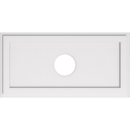 Ekena Millwork Axel Ceiling Medallion - Primed Polyurethaneurethane - CMP36X18RE-06000