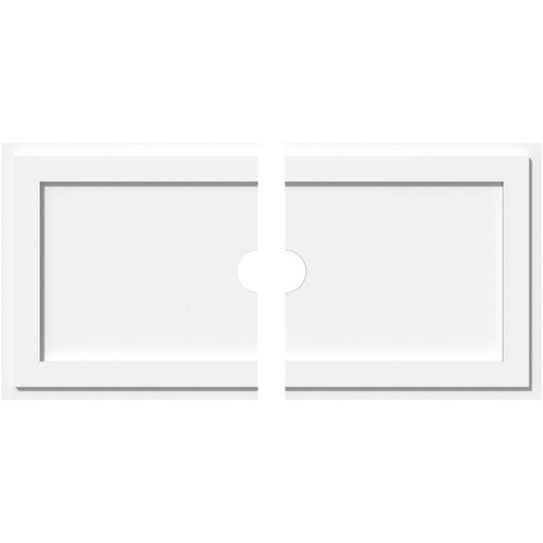 Ekena Millwork Axel Ceiling Medallion - Primed Polyurethaneurethane - CMP36X18RE2-03000