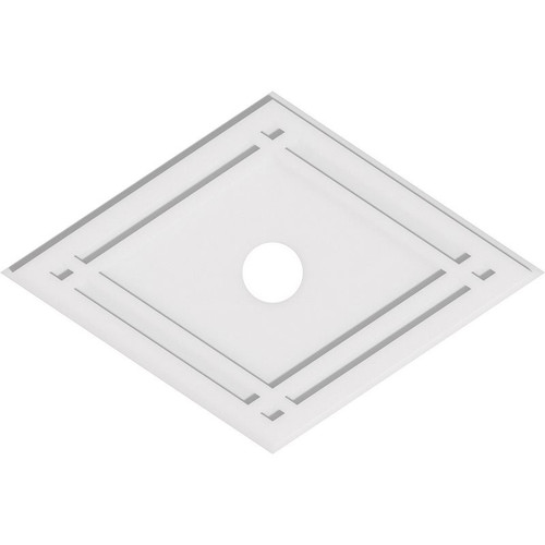 Ekena Millwork Axel Ceiling Medallion - Primed Polyurethaneurethane - CMP36X24DD-04000