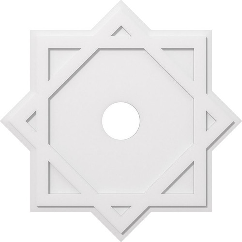 Ekena Millwork Axel Ceiling Medallion - Primed Polyurethaneurethane - CMP38AL-06000