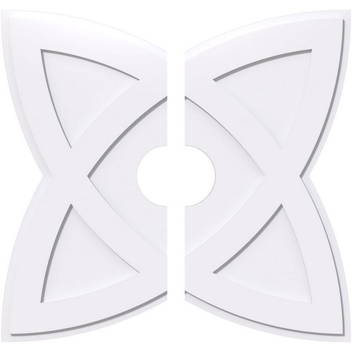 Ekena Millwork Axel Ceiling Medallion - Primed Polyurethaneurethane - CMP38CM2-07000
