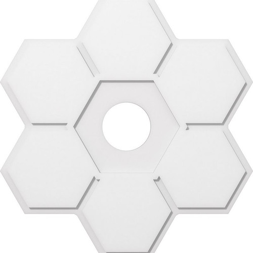 Ekena Millwork Axel Ceiling Medallion - Primed Polyurethaneurethane - CMP38DY-07000