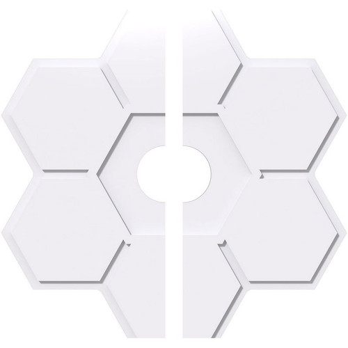 Ekena Millwork Axel Ceiling Medallion - Primed Polyurethaneurethane - CMP38DY2-06000