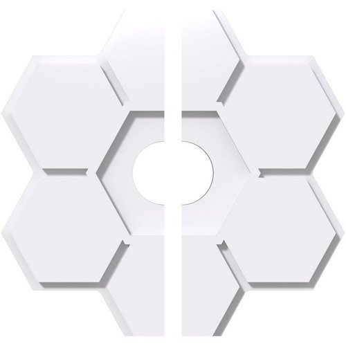 Ekena Millwork Axel Ceiling Medallion - Primed Polyurethaneurethane - CMP38DY2-07000