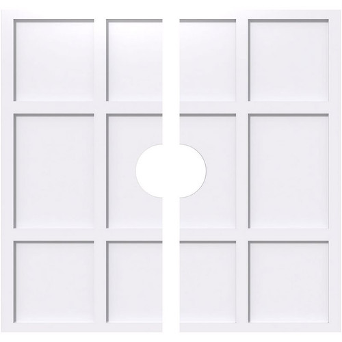 Ekena Millwork Axel Ceiling Medallion - Primed Polyurethaneurethane - CMP38RK2-06000