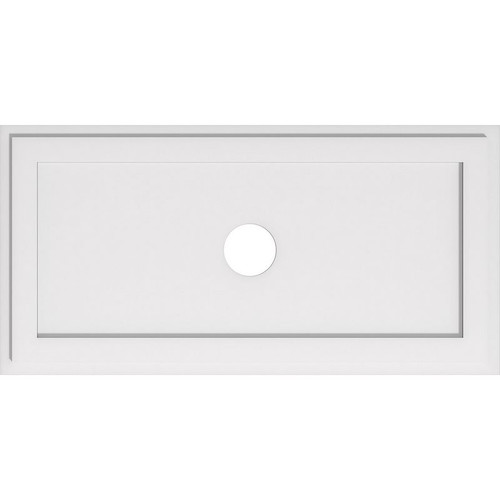 Ekena Millwork Axel Ceiling Medallion - Primed Polyurethaneurethane - CMP38X19RE-04000