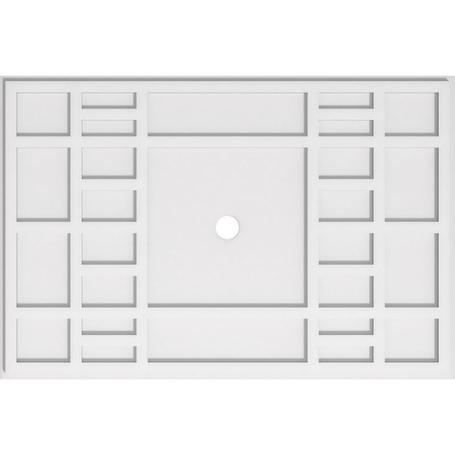 Ekena Millwork Axel Ceiling Medallion - Primed Polyurethaneurethane - CMP38X25BX-02000