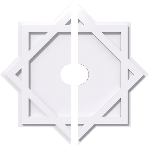 Ekena Millwork Axel Ceiling Medallion - Primed Polyurethaneurethane - CMP40AL2-06000