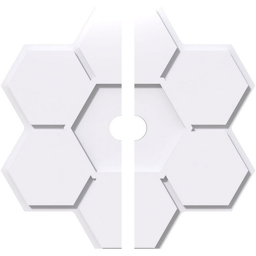 Ekena Millwork Axel Ceiling Medallion - Primed Polyurethaneurethane - CMP40DY2-04000