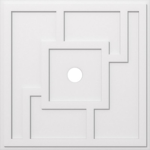 Ekena Millwork Axel Ceiling Medallion - Primed Polyurethaneurethane - CMP40KX-04000