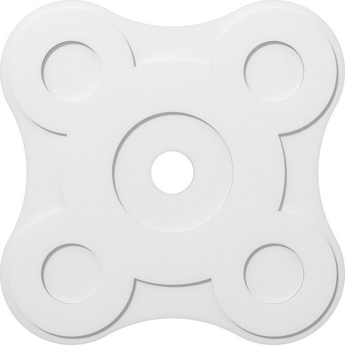 Ekena Millwork Axel Ceiling Medallion - Primed Polyurethaneurethane - CMP40LA-05000