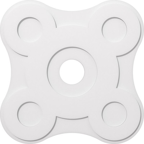 Ekena Millwork Axel Ceiling Medallion - Primed Polyurethaneurethane - CMP40LA-07000