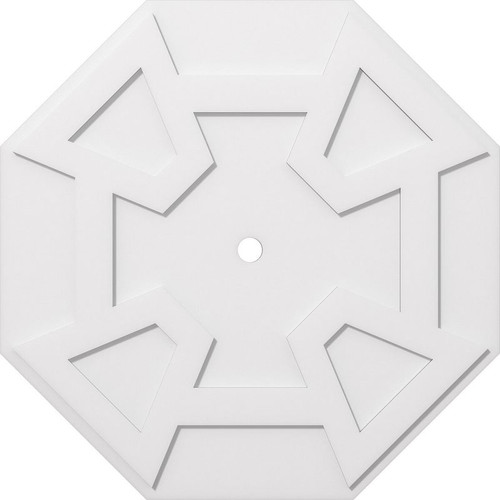 Ekena Millwork Axel Ceiling Medallion - Primed Polyurethaneurethane - CMP40LG-02000