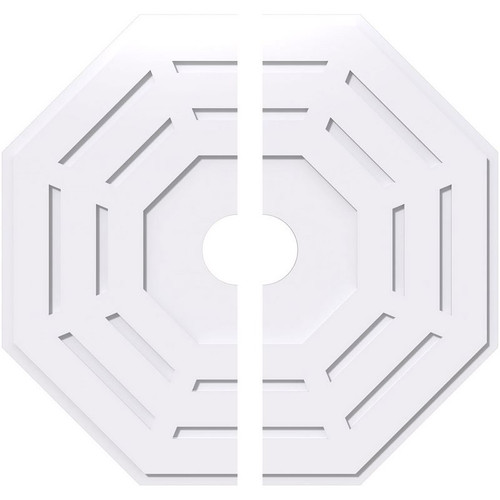 Ekena Millwork Axel Ceiling Medallion - Primed Polyurethaneurethane - CMP40WN2-06000