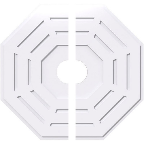 Ekena Millwork Axel Ceiling Medallion - Primed Polyurethaneurethane - CMP40WN2-07000
