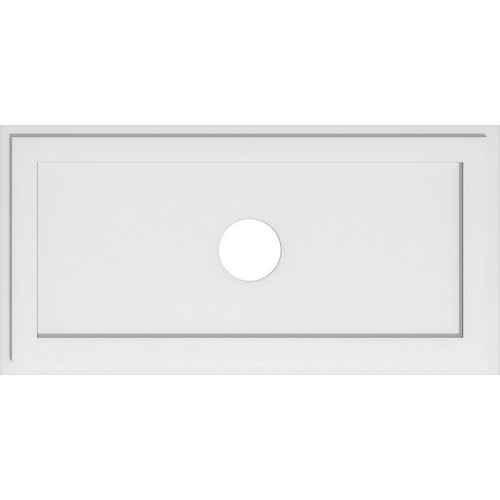 Ekena Millwork Axel Ceiling Medallion - Primed Polyurethaneurethane - CMP40X20RE-05000