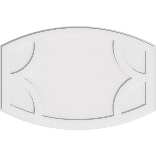 Ekena Millwork Axel Ceiling Medallion - Primed Polyurethaneurethane - CMP40X26KY