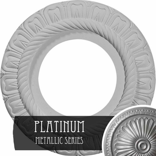 Ekena Millwork Claremont Ceiling Medallion - Primed Polyurethane - CM09CLPLS
