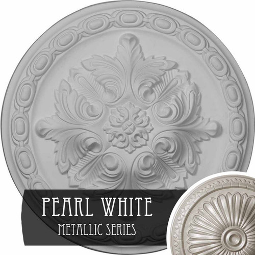 Ekena Millwork Acanthus Ceiling Medallion - Primed Polyurethane - CM11ACPWS