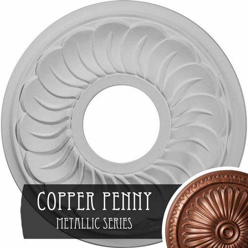 Ekena Millwork Blackthorn Ceiling Medallion - Primed Polyurethane - CM11BLCPS