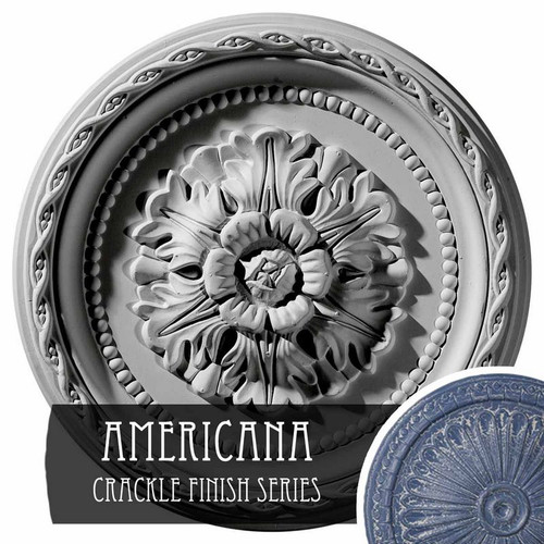 Ekena Millwork Palmetto Ceiling Medallion - Primed Polyurethane - CM11PAAMC