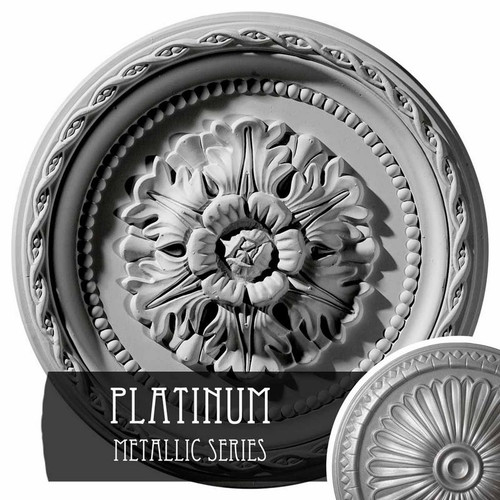 Ekena Millwork Palmetto Ceiling Medallion - Primed Polyurethane - CM11PAPLS
