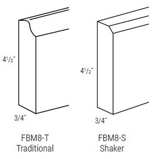 JSI Cabinetry Trenton Slab Kitchen Cabinet - FBM8-VTS