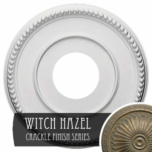 Ekena Millwork Bradford Ceiling Medallion - Primed Polyurethane - CM12BRWHC