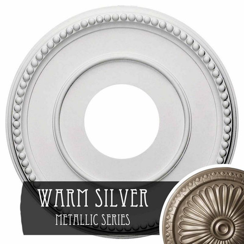 Ekena Millwork Bradford Ceiling Medallion - Primed Polyurethane - CM12BRWSS