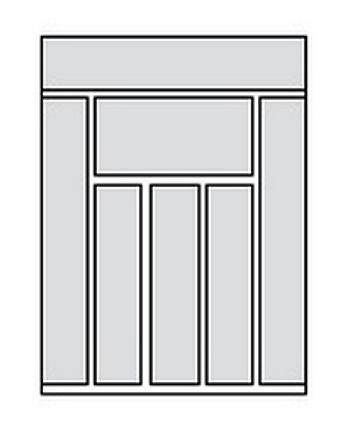 JSI Cabinetry Trenton Slab Kitchen Cabinet - CUTTRAY-VTS