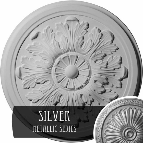 Ekena Millwork Legacy Acanthus Ceiling Medallion - Primed Polyurethane - CM12LESLS