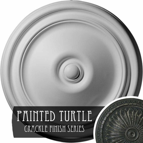 Ekena Millwork Reece Ceiling Medallion - Primed Polyurethane - CM12REPTC
