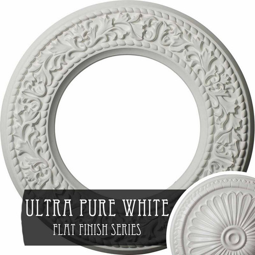 Ekena Millwork Blackthorn Ceiling Medallion - Primed Polyurethane - CM13BLUWF