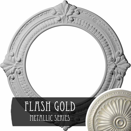 Ekena Millwork Benson Ceiling Medallion - Primed Polyurethane - CM13BNFLS