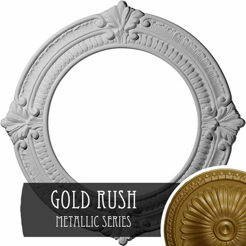 Ekena Millwork Benson Ceiling Medallion - Primed Polyurethane - CM13BNGLS