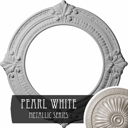 Ekena Millwork Benson Ceiling Medallion - Primed Polyurethane - CM13BNPWS