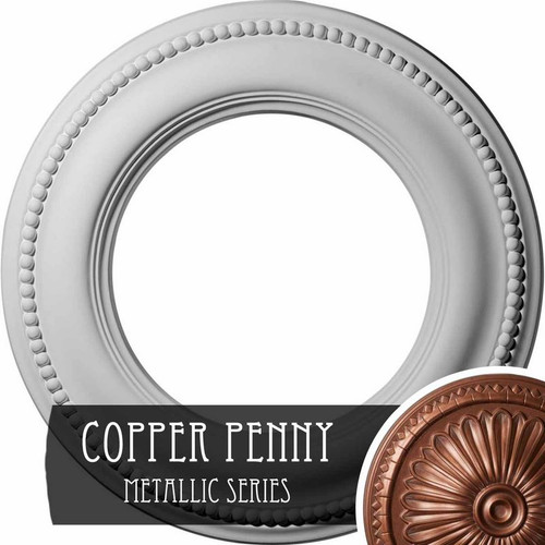 Ekena Millwork Bradford Classic Ceiling Medallion - Primed Polyurethane - CM13BRCPS